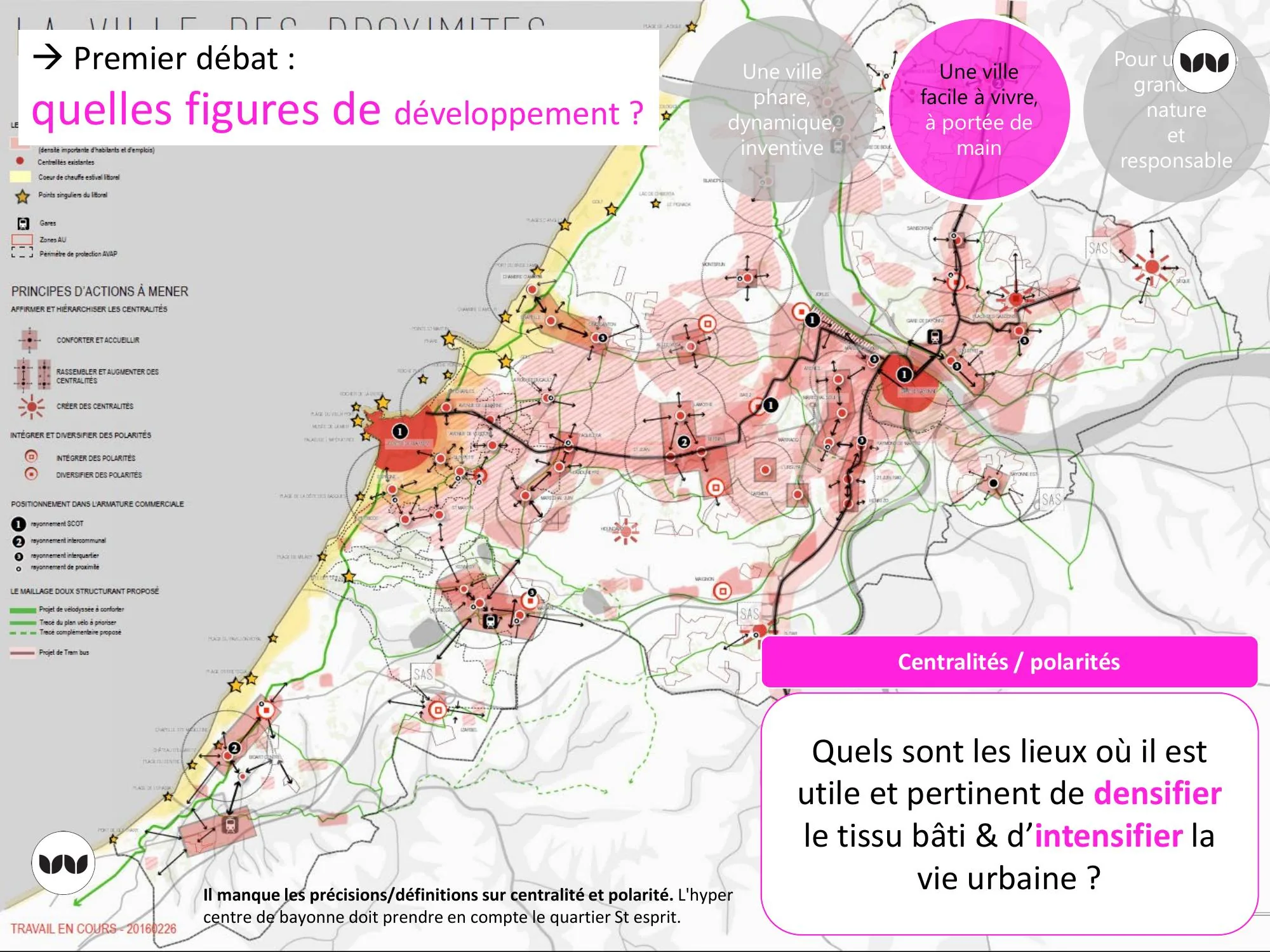 Principes d'action pour hiérarchiser centralités et polarités