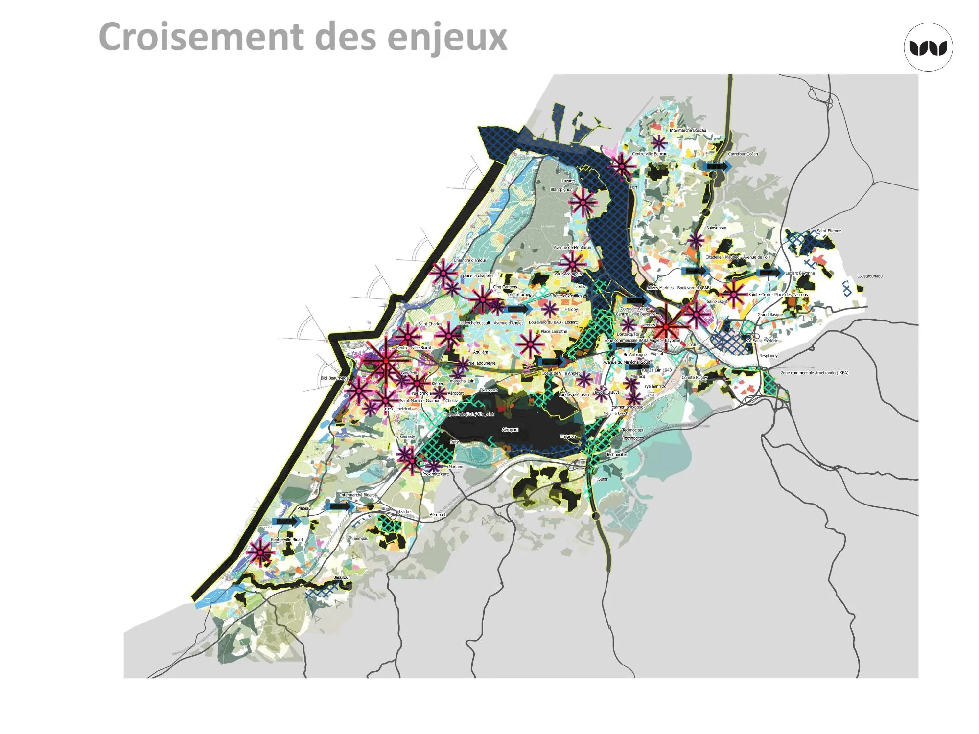 Croisement des enjeux à l'échelle de l'ensemble du territoire