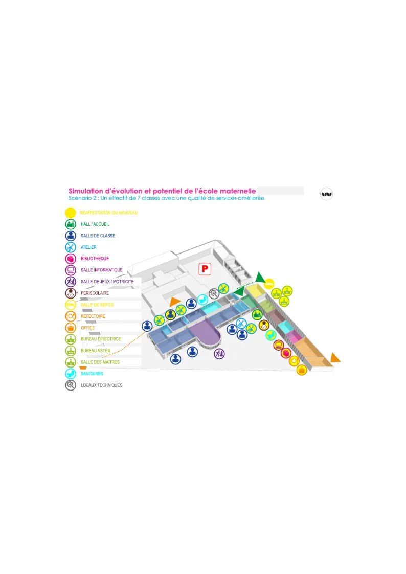 Saint-Malo (35) plan école – extrait des options de programmation