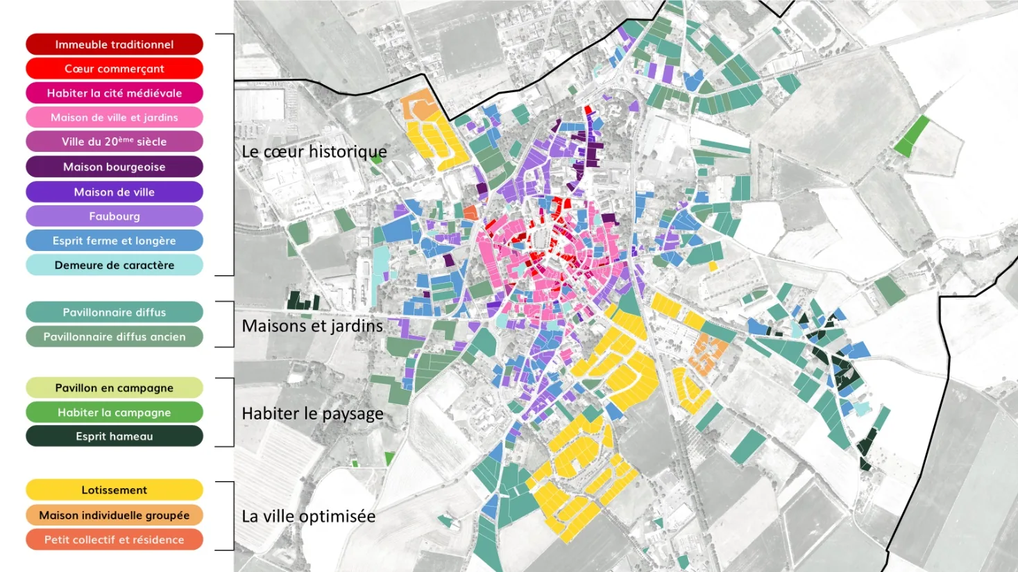 Etude de définition de l'Opération de Revitalisation du Territoire à Mirebeau (86) – analyse des cadres de vie