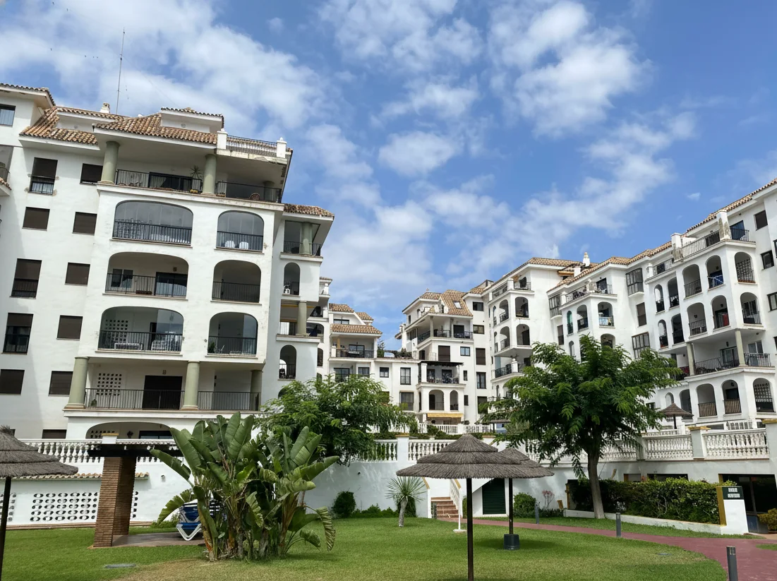 Comunidad de propietarios recién pintada