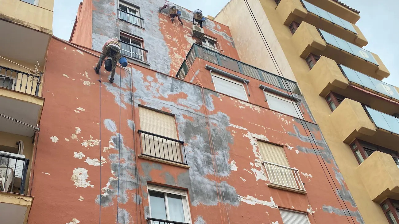 Edificio antes de la rehabilitación