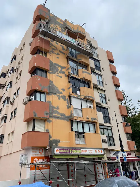 Edificio antes de ser rehabilitado