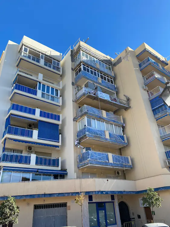 Reparaciones en edificio