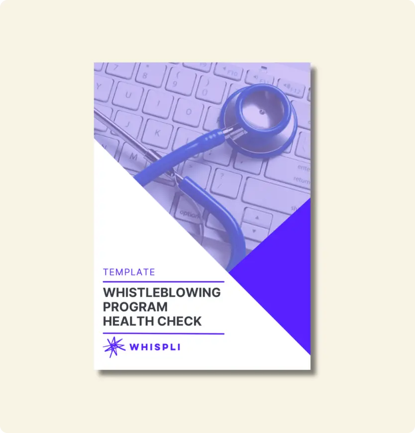 Template: Whistleblowing Program Health Check