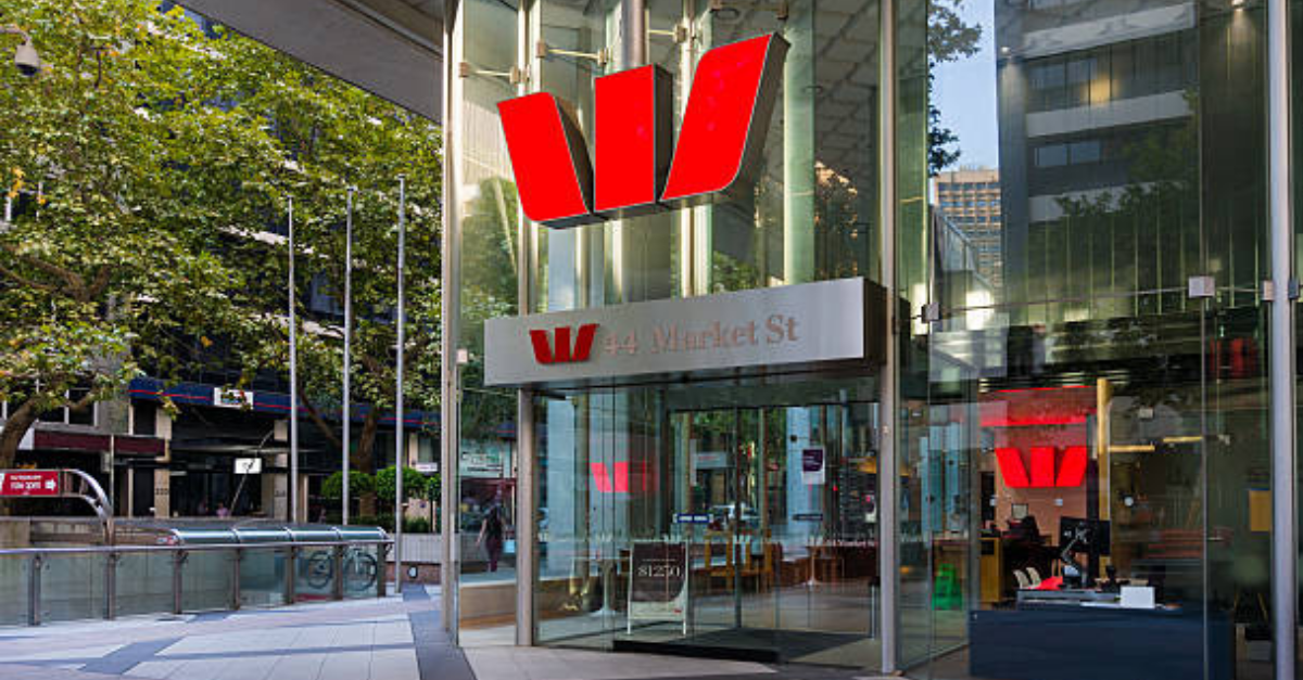 Westpac Bank branding image related to its Business of Tomorrow initiative.