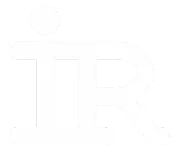 Logo mit den weißen Buchstaben IR auf schwarzem Hintergrund.