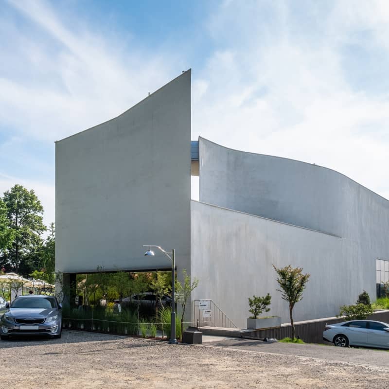 Modern building exterior