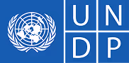 United Nations Development Programme (UNDP) logo with UN emblem and UNDP letters on blue background.