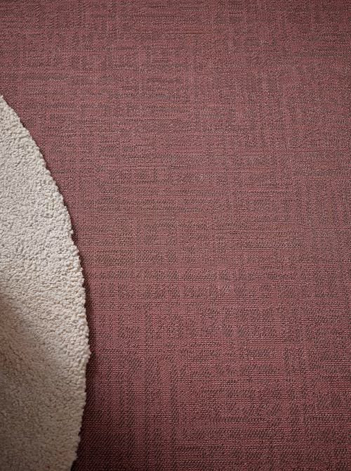 closeup van gewoven vinyl vloer