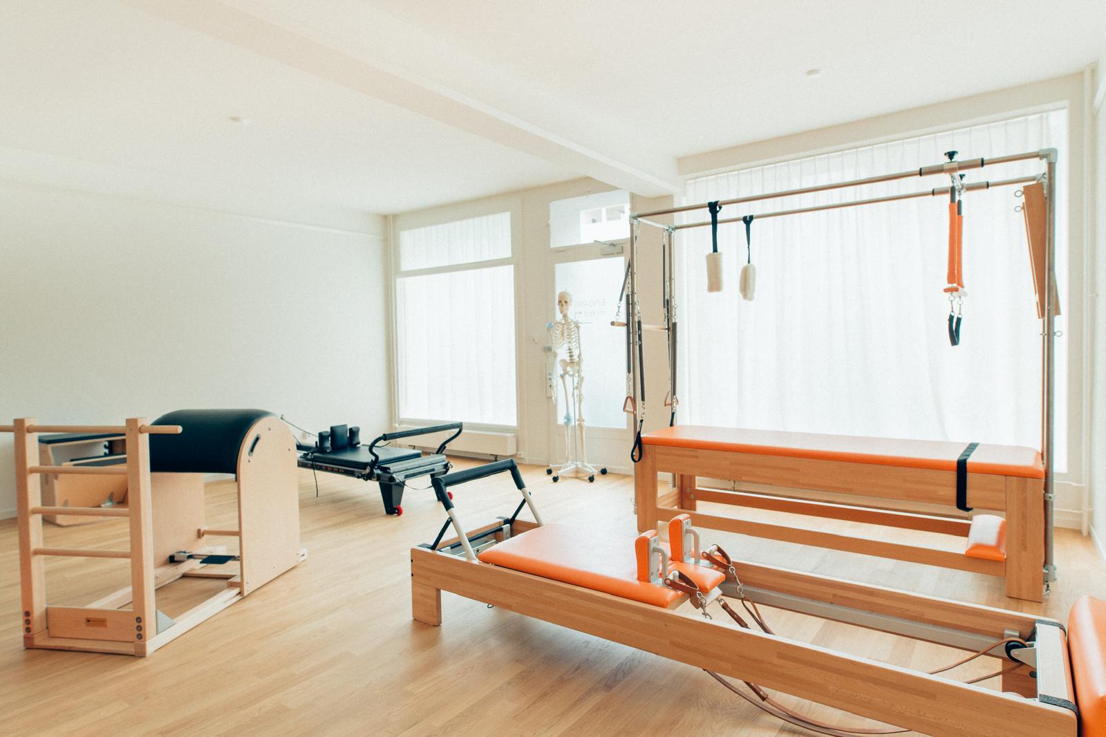 reformer & tower group class at Serratonin Pilates in Basel