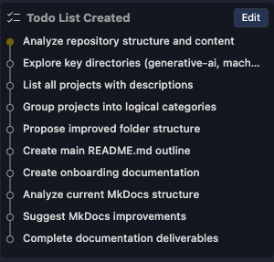 IBM Bob Todo List