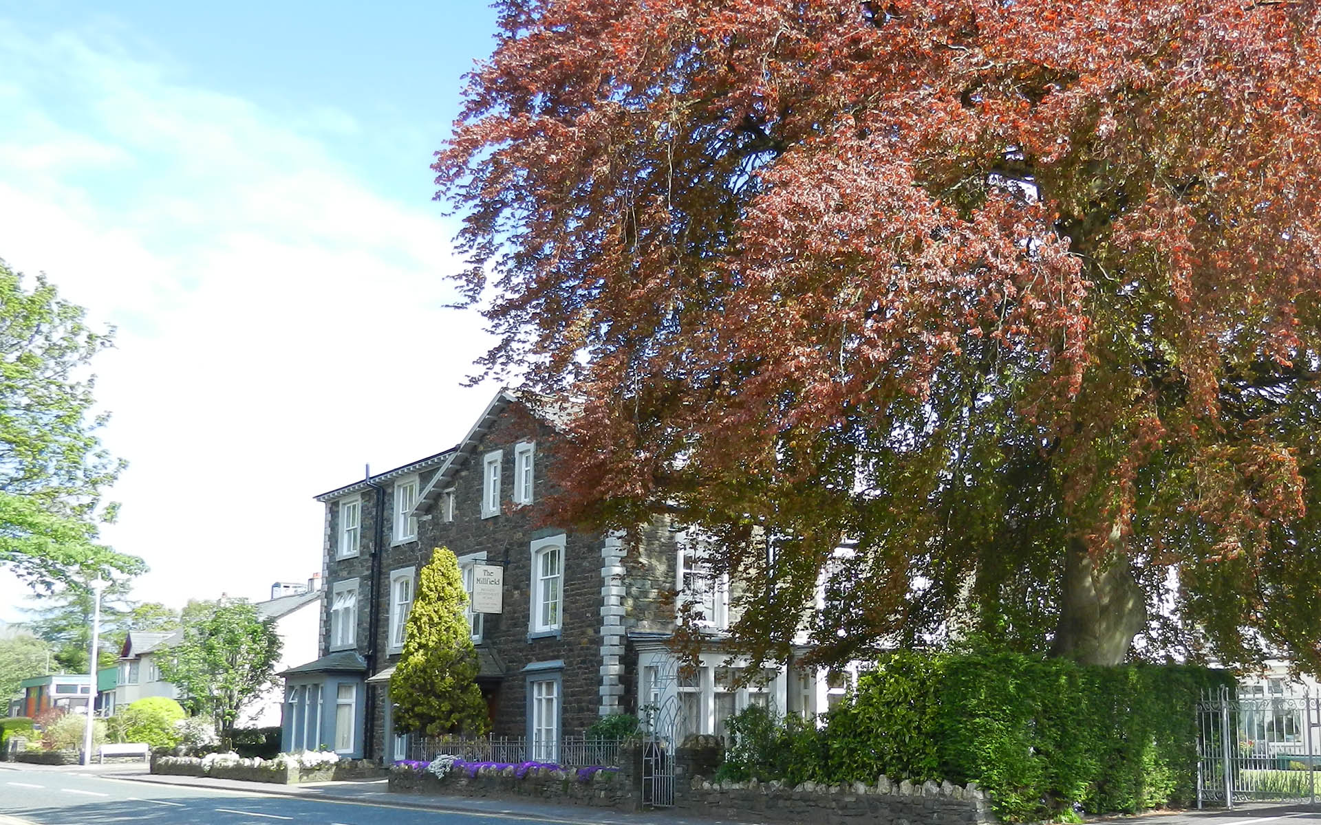 The Millfield is a beautiful Georgian house set facing its own garden on the edge of Keswick. In recent years we have enhanced the main house with two modern wings, designed in harmony with the original building, and added a large conservatory.