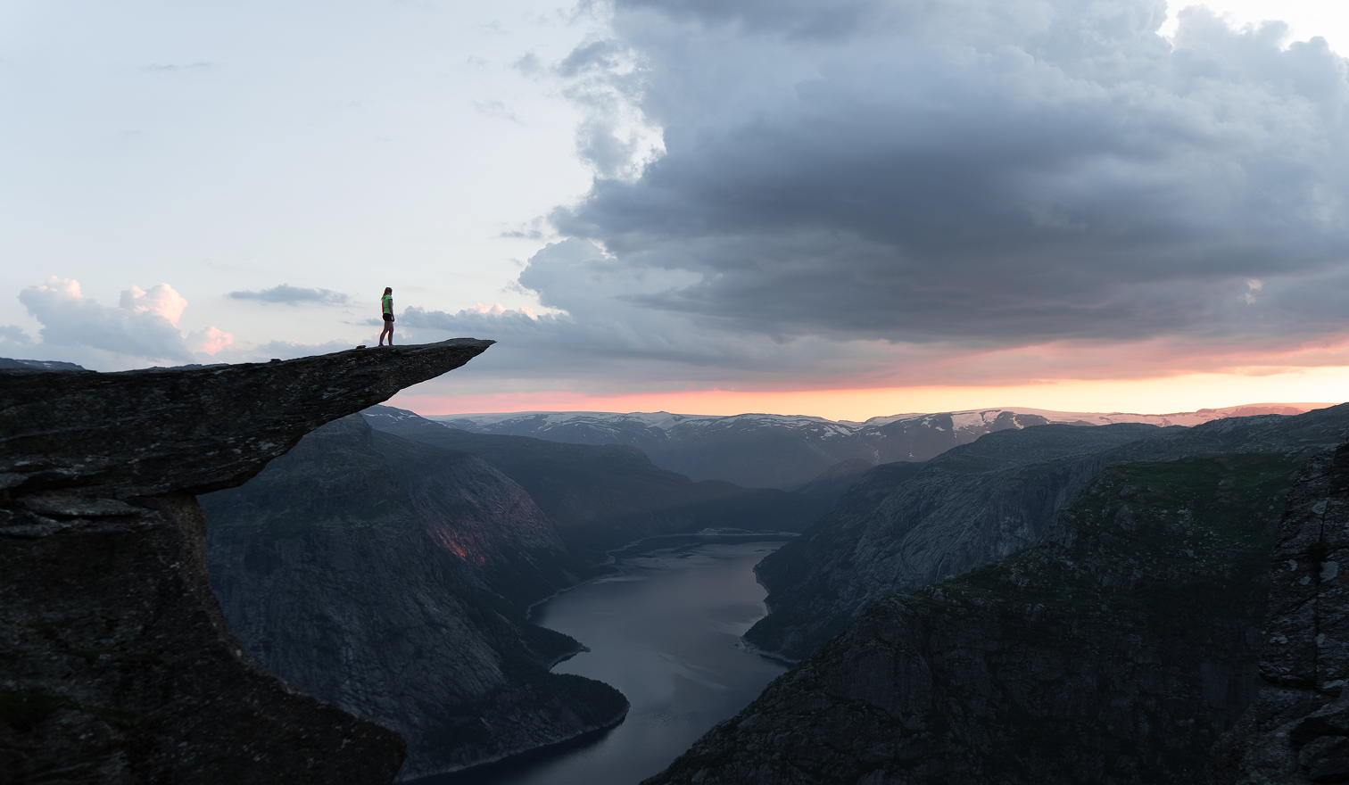 Trolltunga Via Ferrata Sky Ladder Sunset