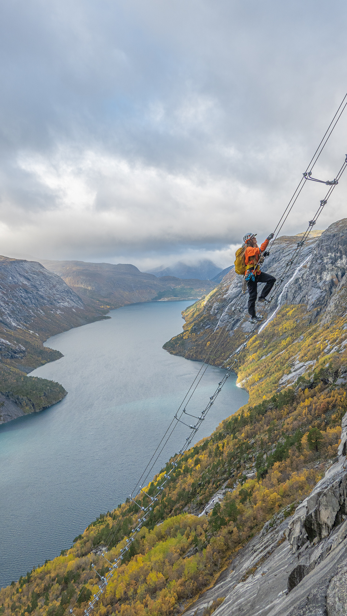 Trolltunga Via Ferrata Sky Ladder Sunset
