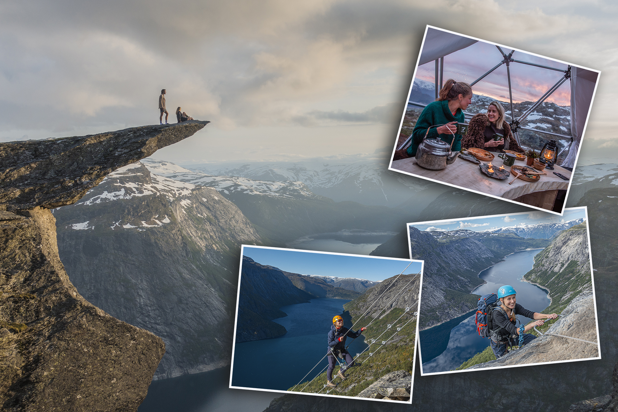 Trolltunga Via Ferrata Sky Ladder Sunset