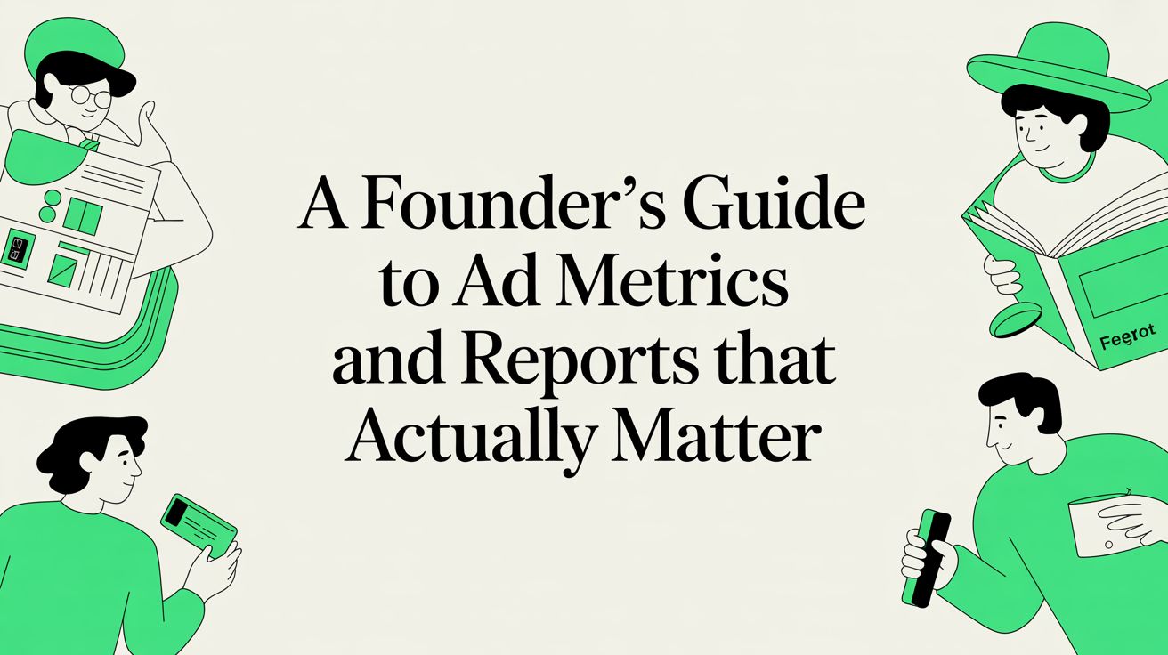 A Founder's Guide to Ad Metrics and Reports That Actually Matter