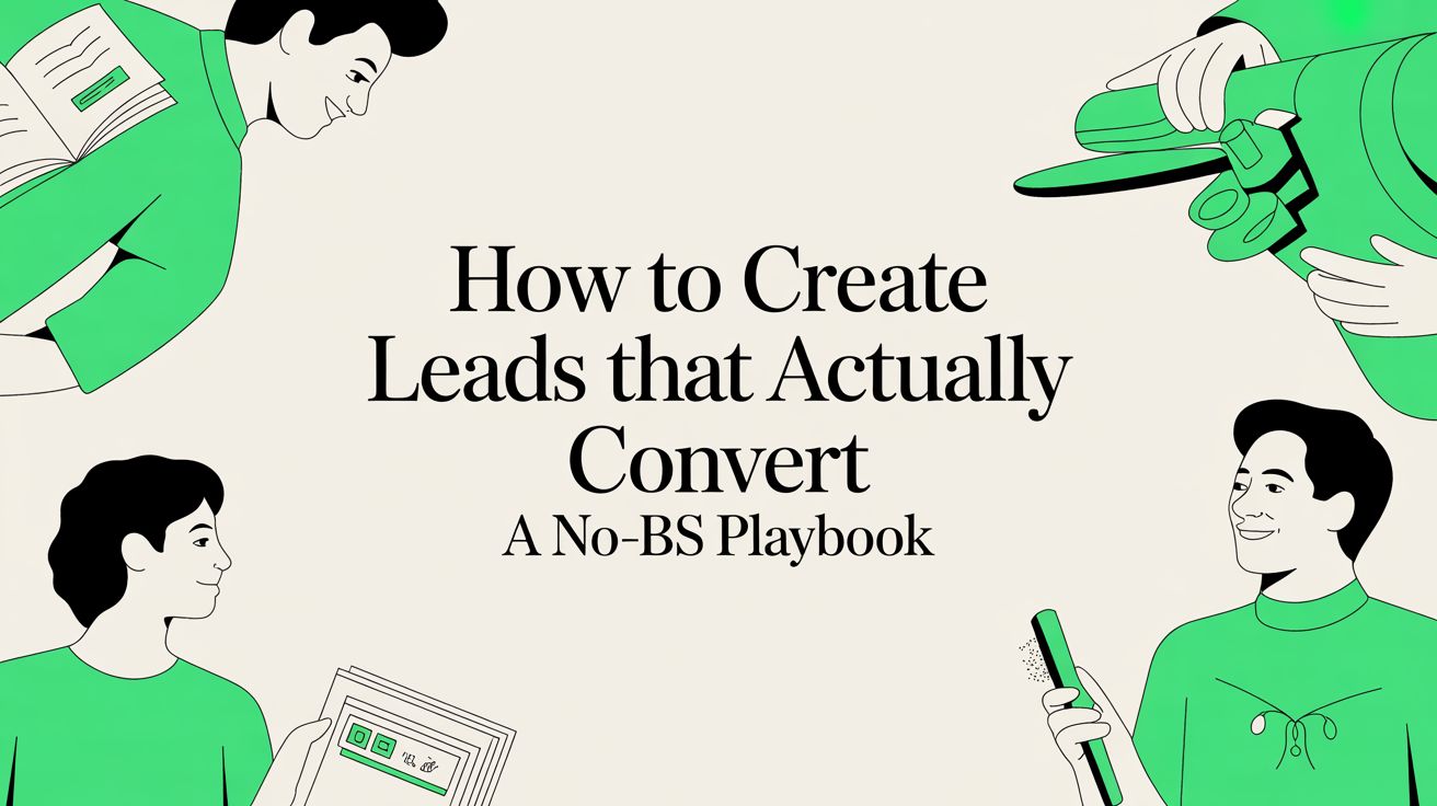 How to Create Leads That Actually Convert: A No-BS Playbook