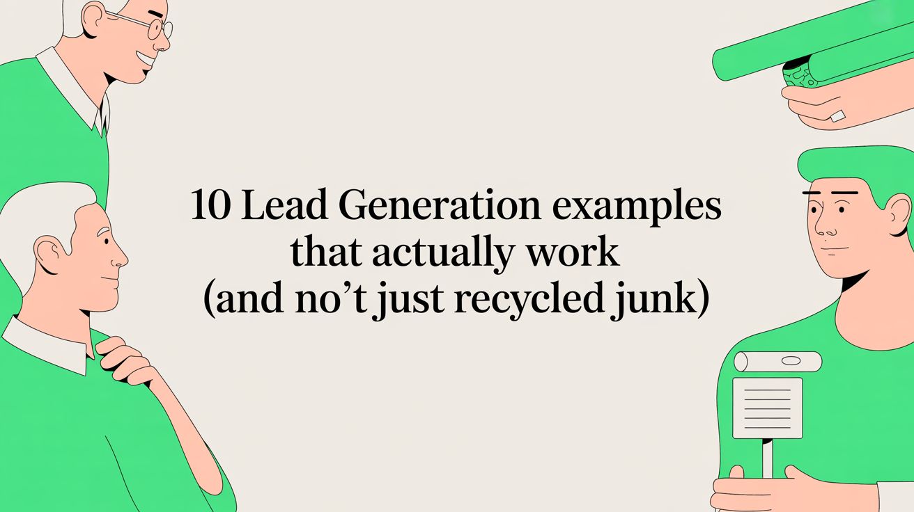 10 Lead Generation Examples That Actually Work (And Aren't Just Recycled Junk)