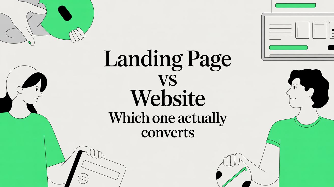 Landing Page vs. Website: Stop Wasting Your Ad Spend