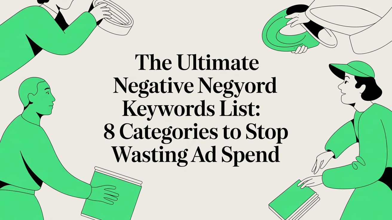 The ultimate negative keywords list: 8 categories to stop wasting ad spend