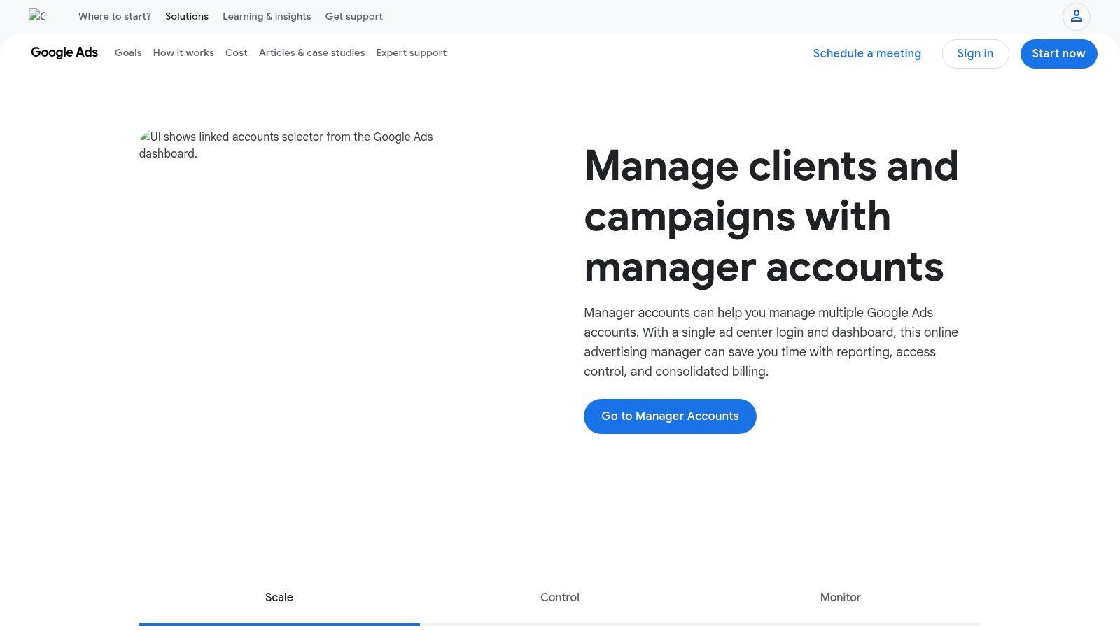 Google Ads Manager Accounts (MCC)