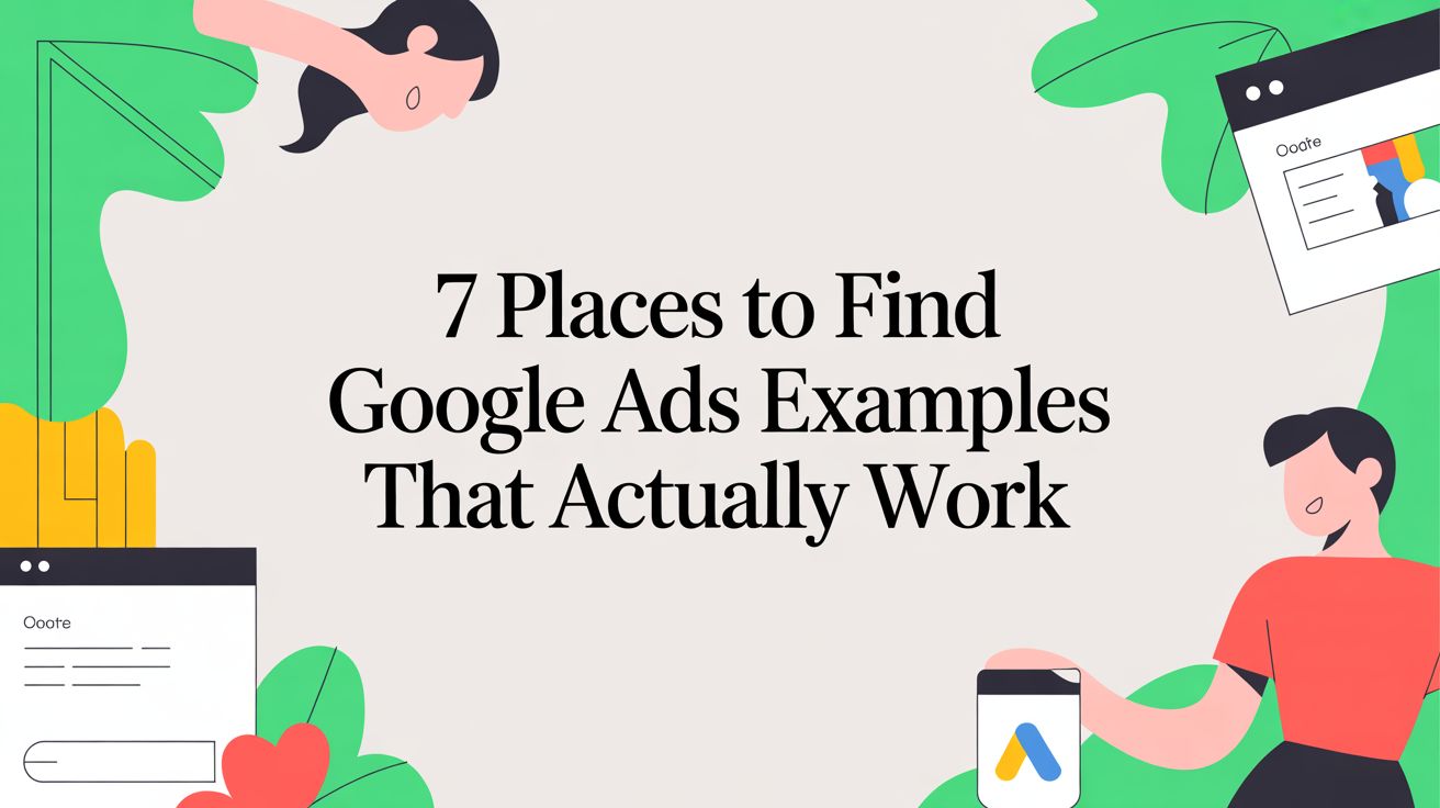 7 places to find google ads examples that actually work