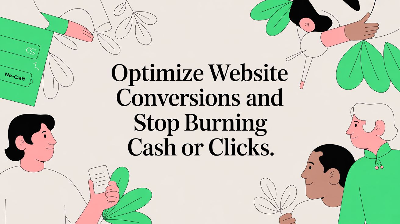 How to optimize website conversions and stop burning cash on clicks