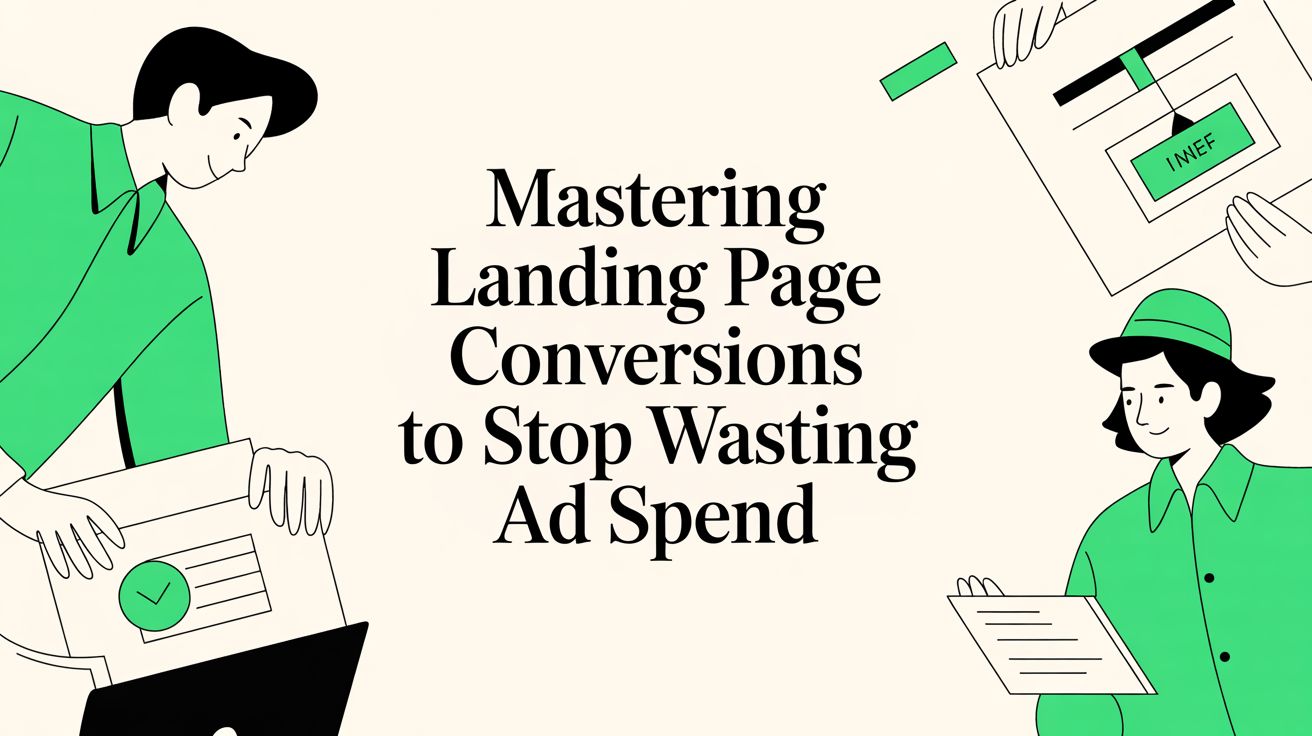 Mastering landing page conversions to stop wasting ad spend