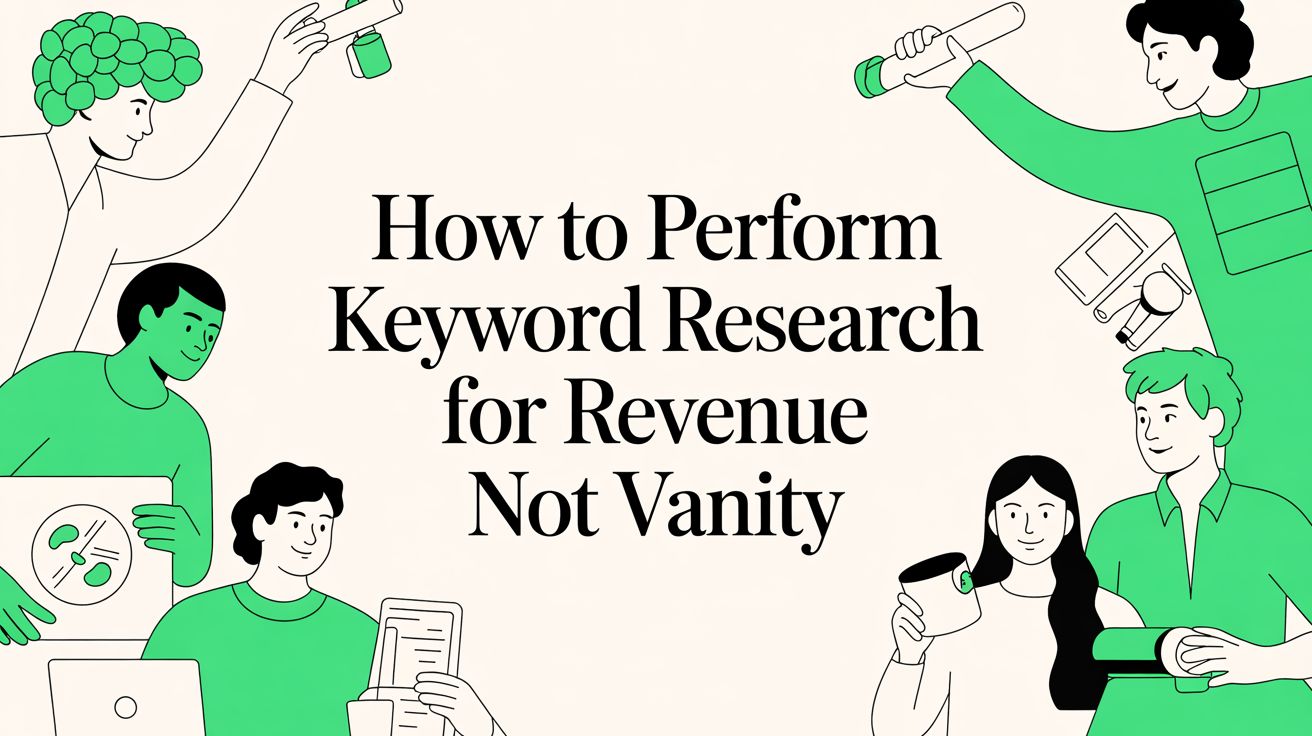 How to perform keyword research for revenue, not vanity