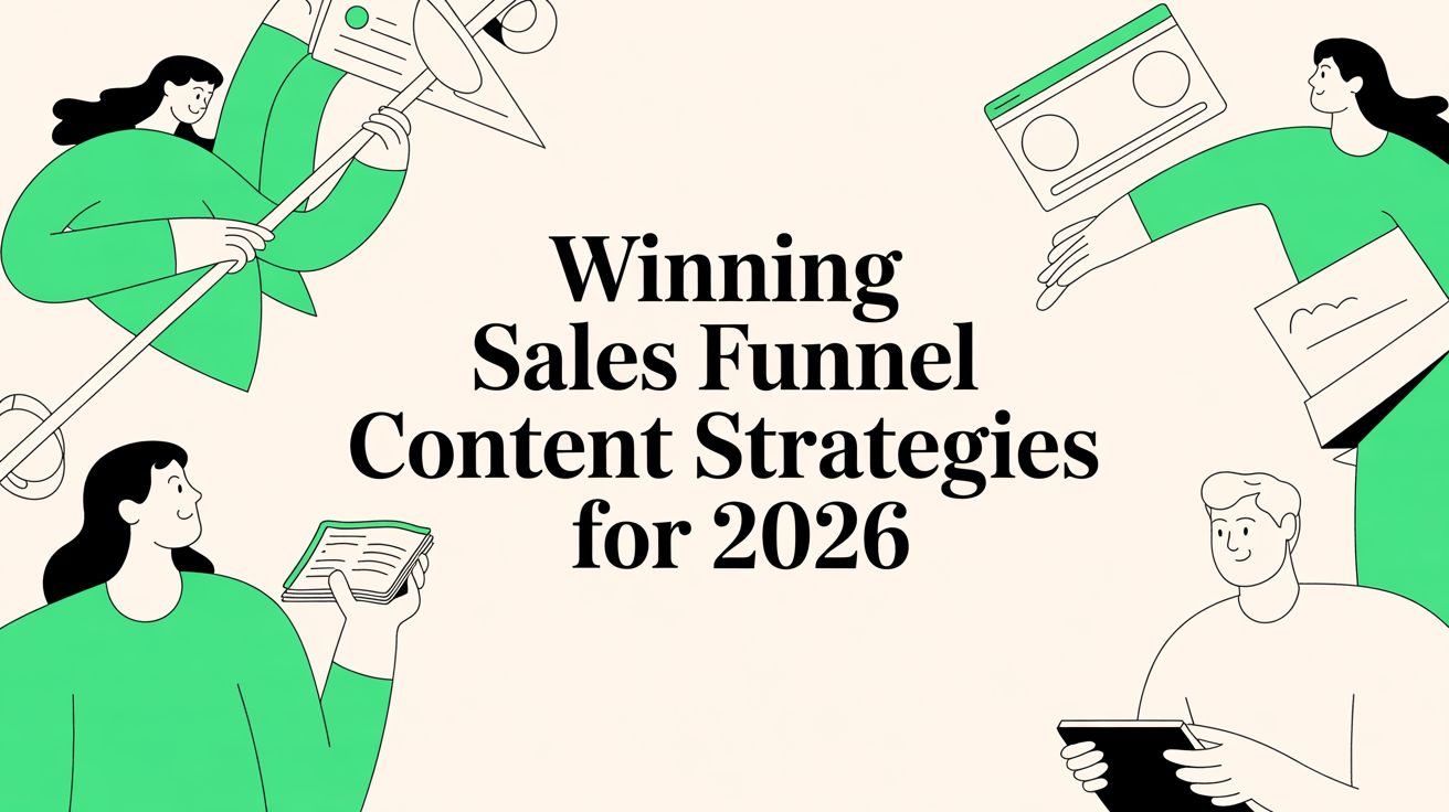 Winning sales funnel content strategies for 2026
