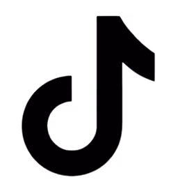 TikTok logo - volg VoorUit op TikTok