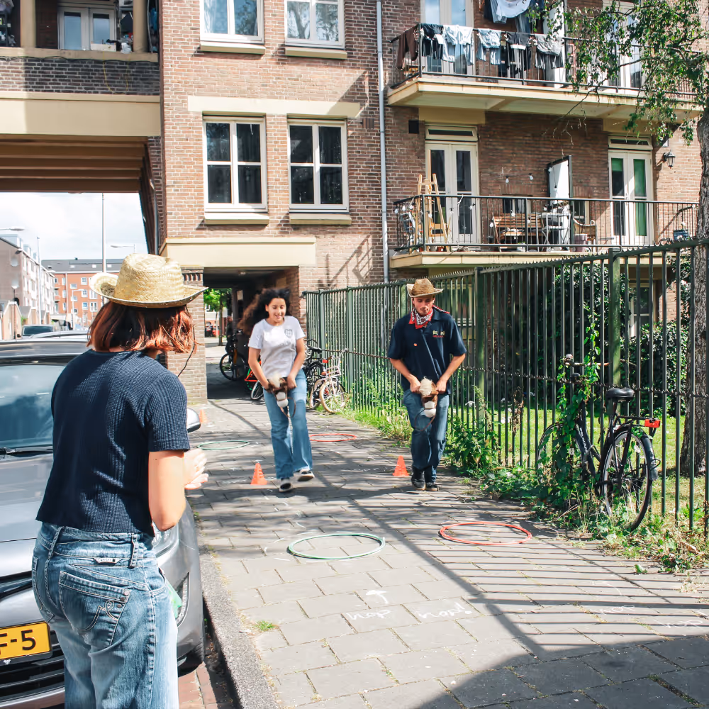 VoorUiters in actie bij community evenement