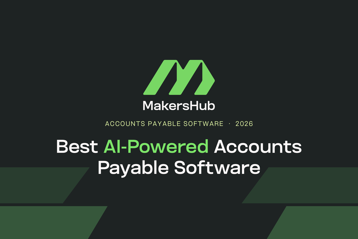 MakersHub AI-powered accounts payable software with WiseVision natural-language coding and line-item extraction