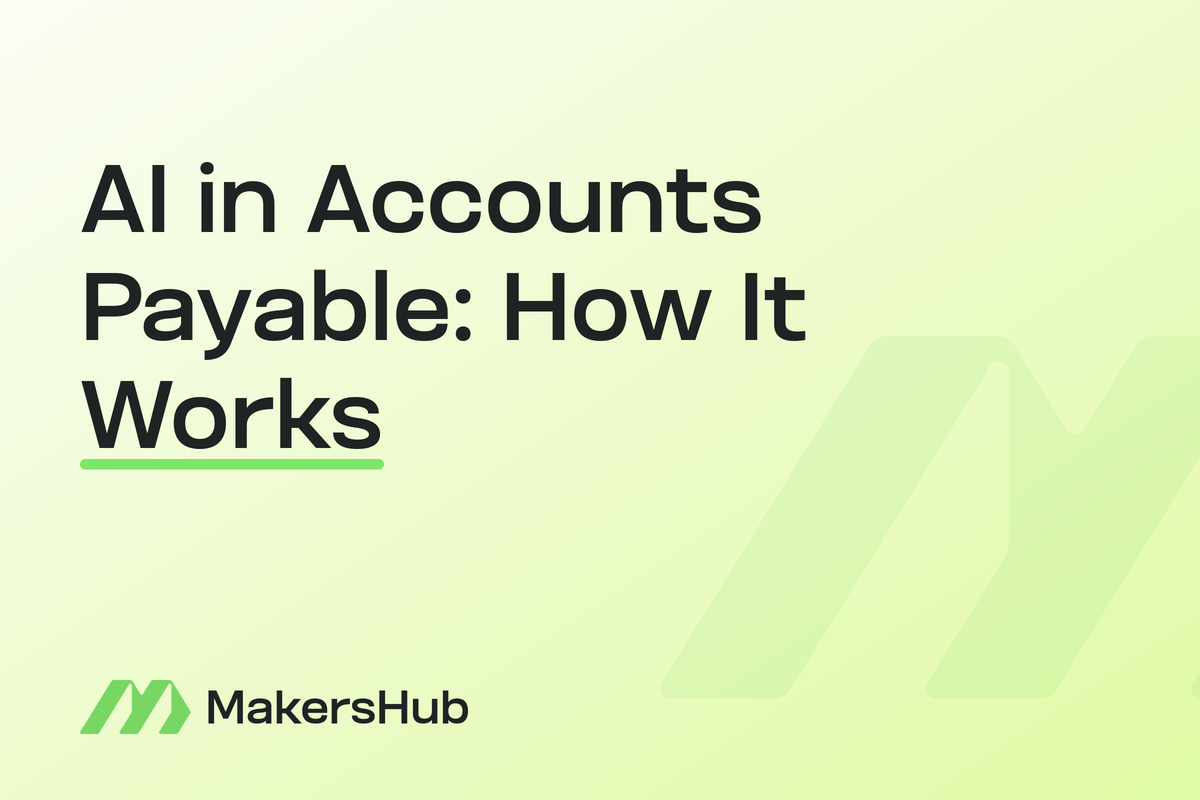 MakersHub AI in accounts payable reading a bill at the line level and coding it to jobs and cost codes