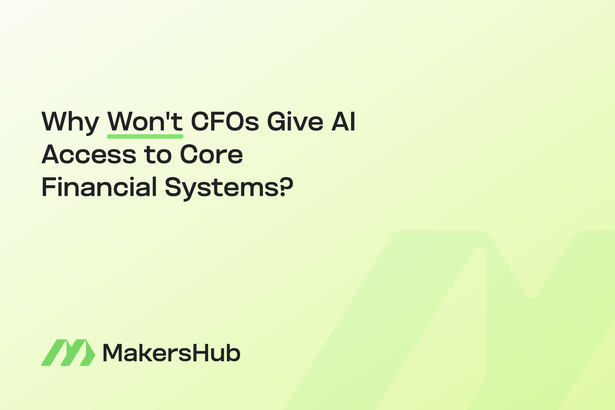 MakersHub AP automation keeping AI where judgment lives and a human where money moves, instead of autonomous ledger access