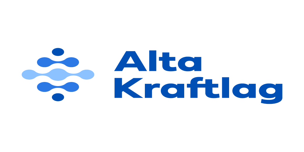 Alta Kraftlag logo. Eksempel på ukorrekt bruk av logo.