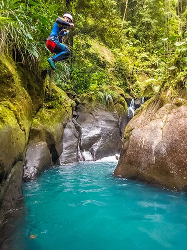 Aquarando in the Guadeloupe Islands