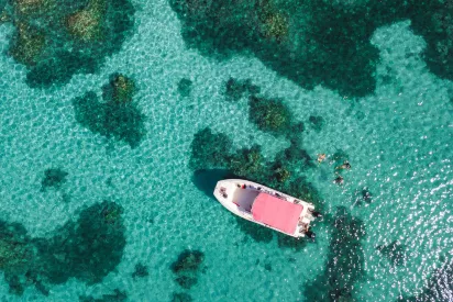 Grand Cul-de-Sac Marin : Journée en bateau moteur