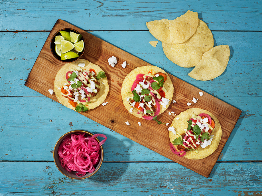 EL TACO TUESDAY | GRILLED SWEET POTATO TOSTADAS
