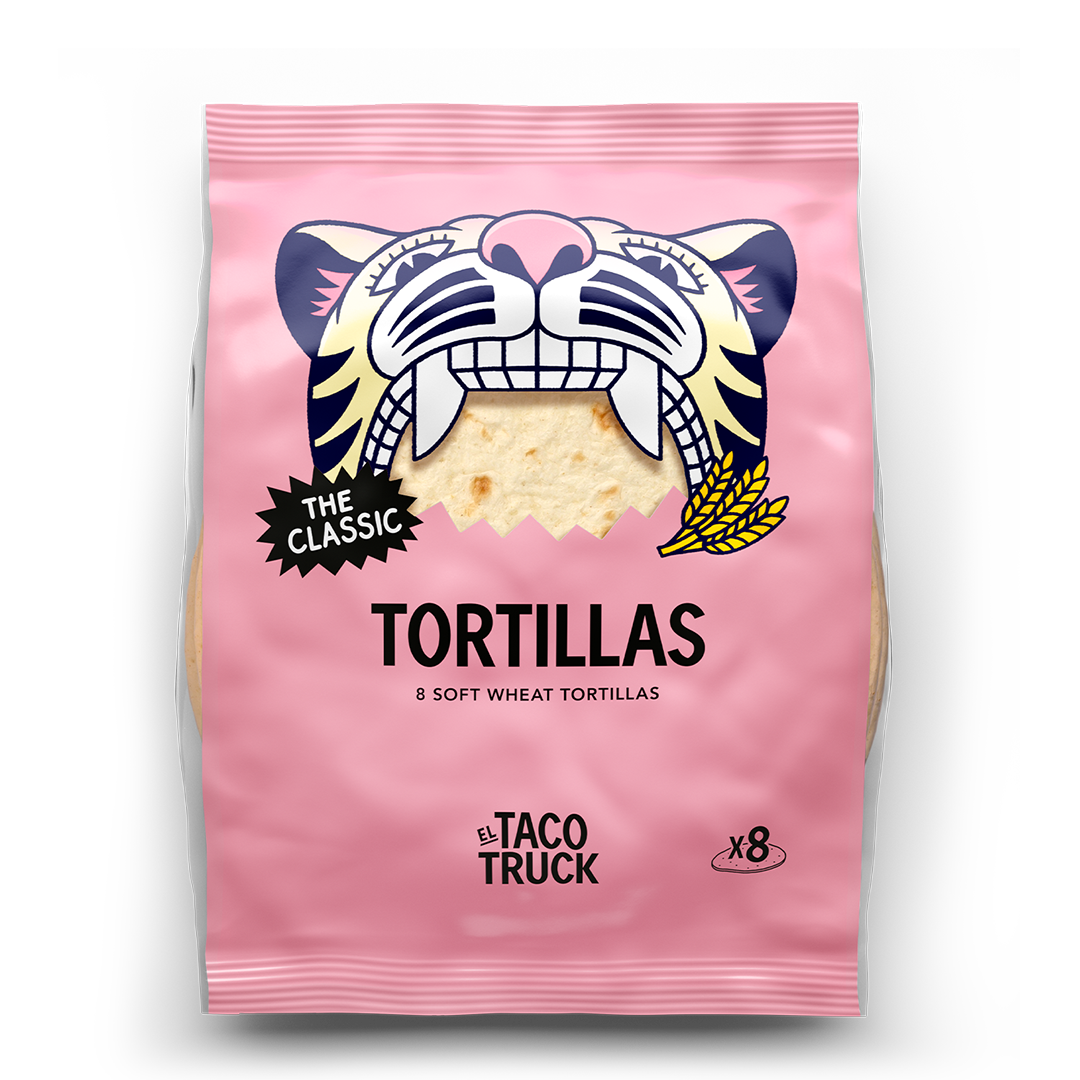 Produktbild av El Taco Trucks vetetortillas.