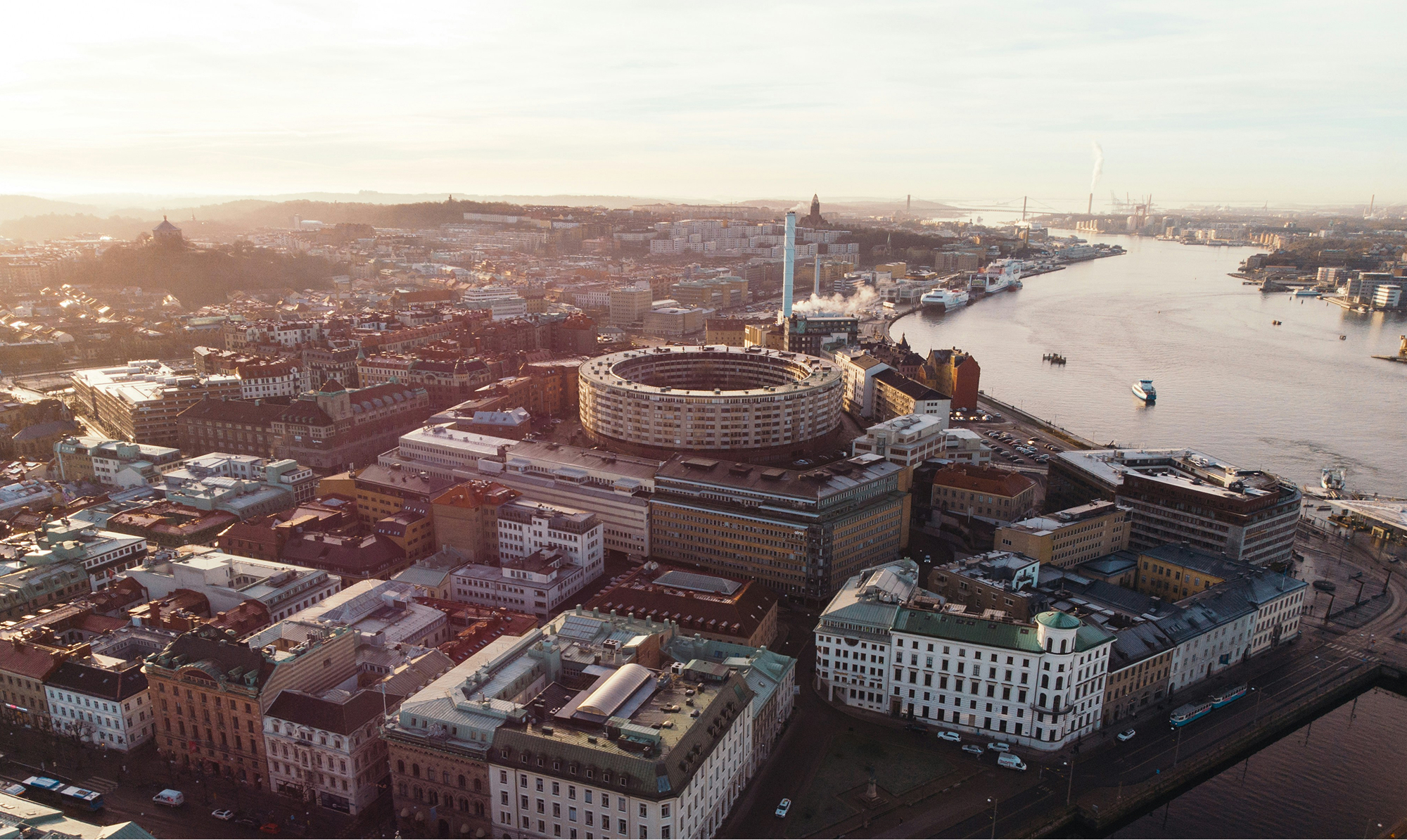 Vy över Göteborg – Brandsäkras kontor i Mölndal