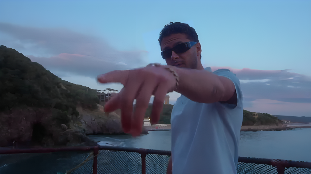 image of vocalist recording