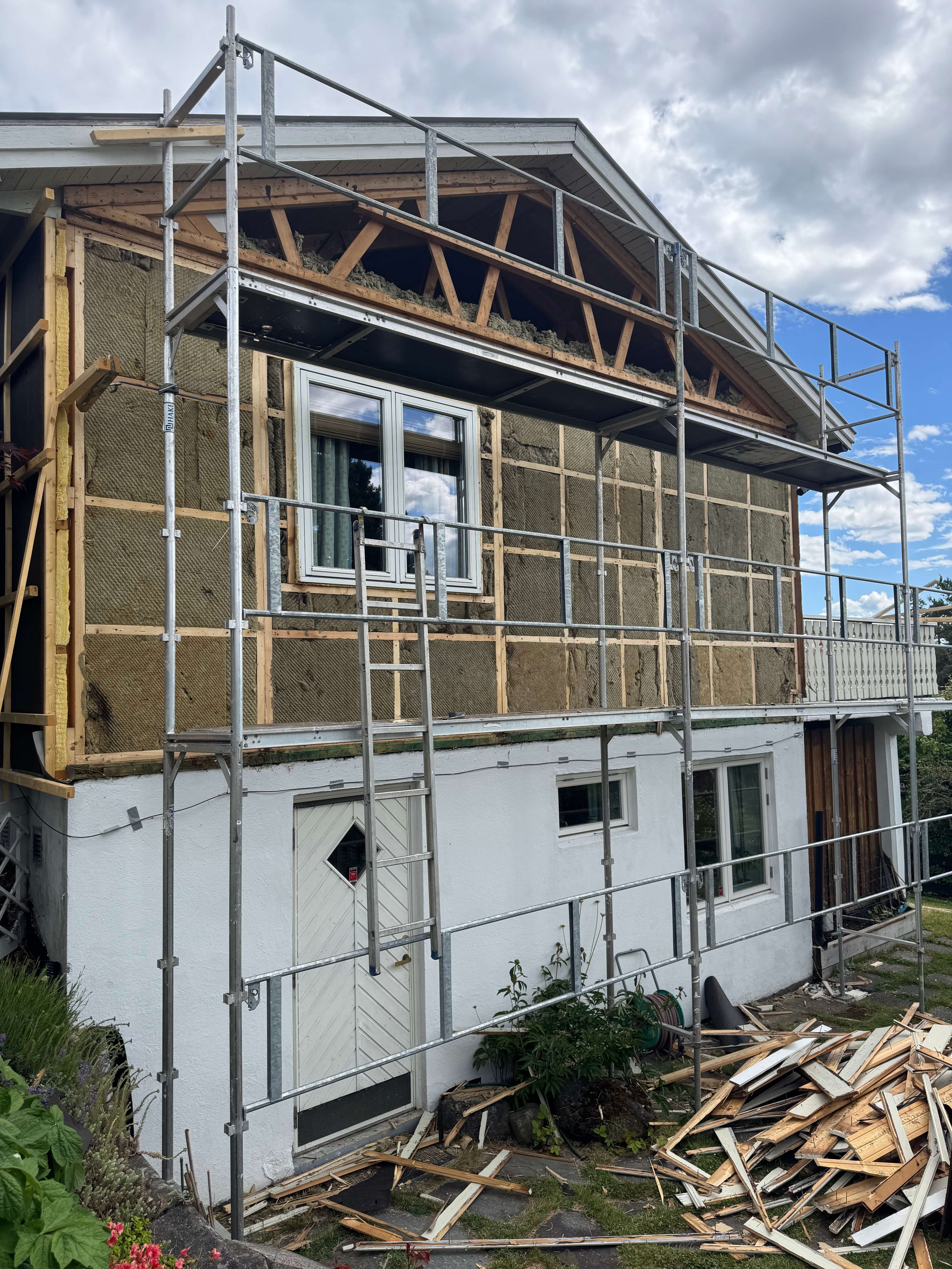 Tilleggsisolering og nye vinduer