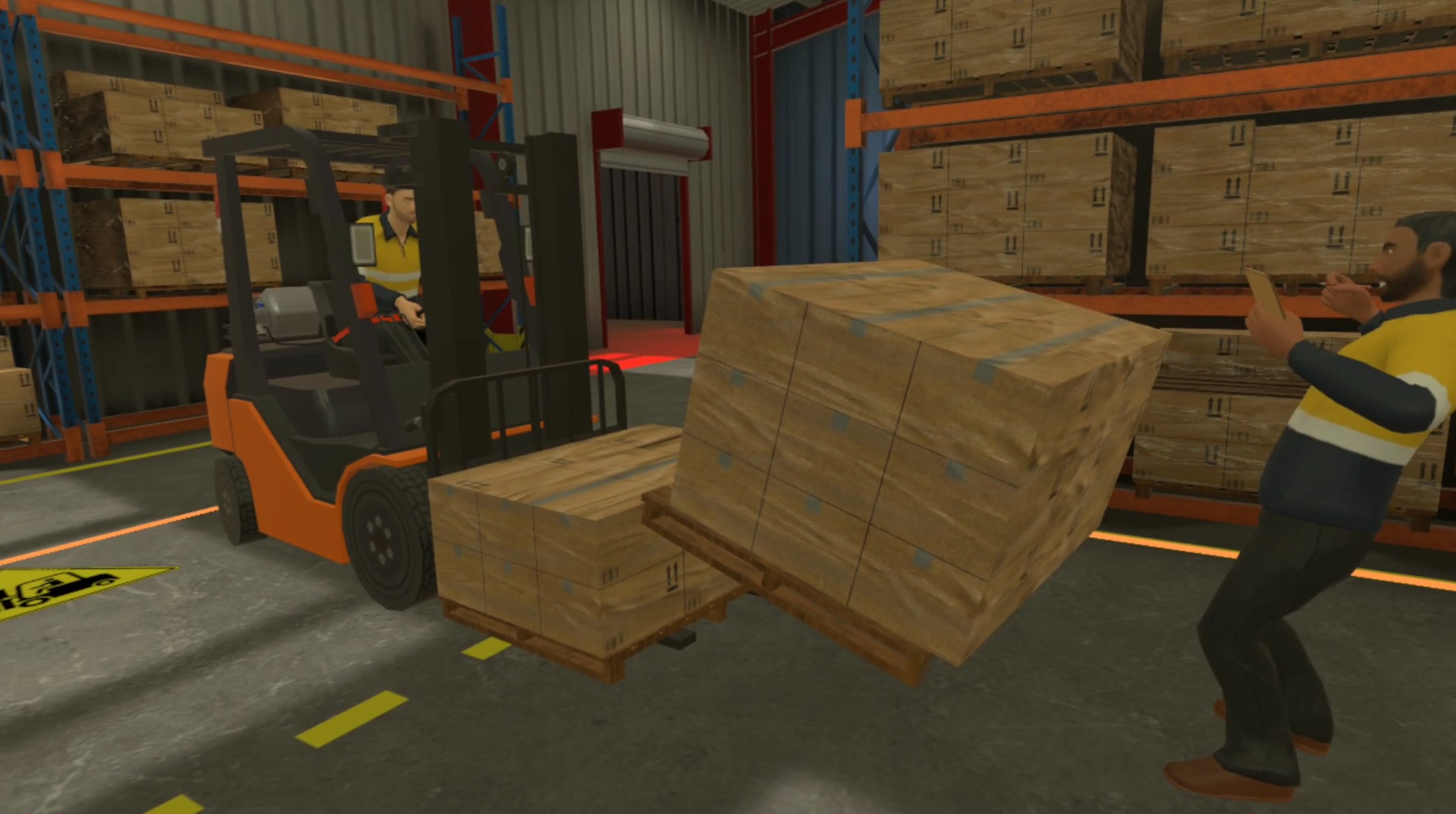 working-around-forklifts