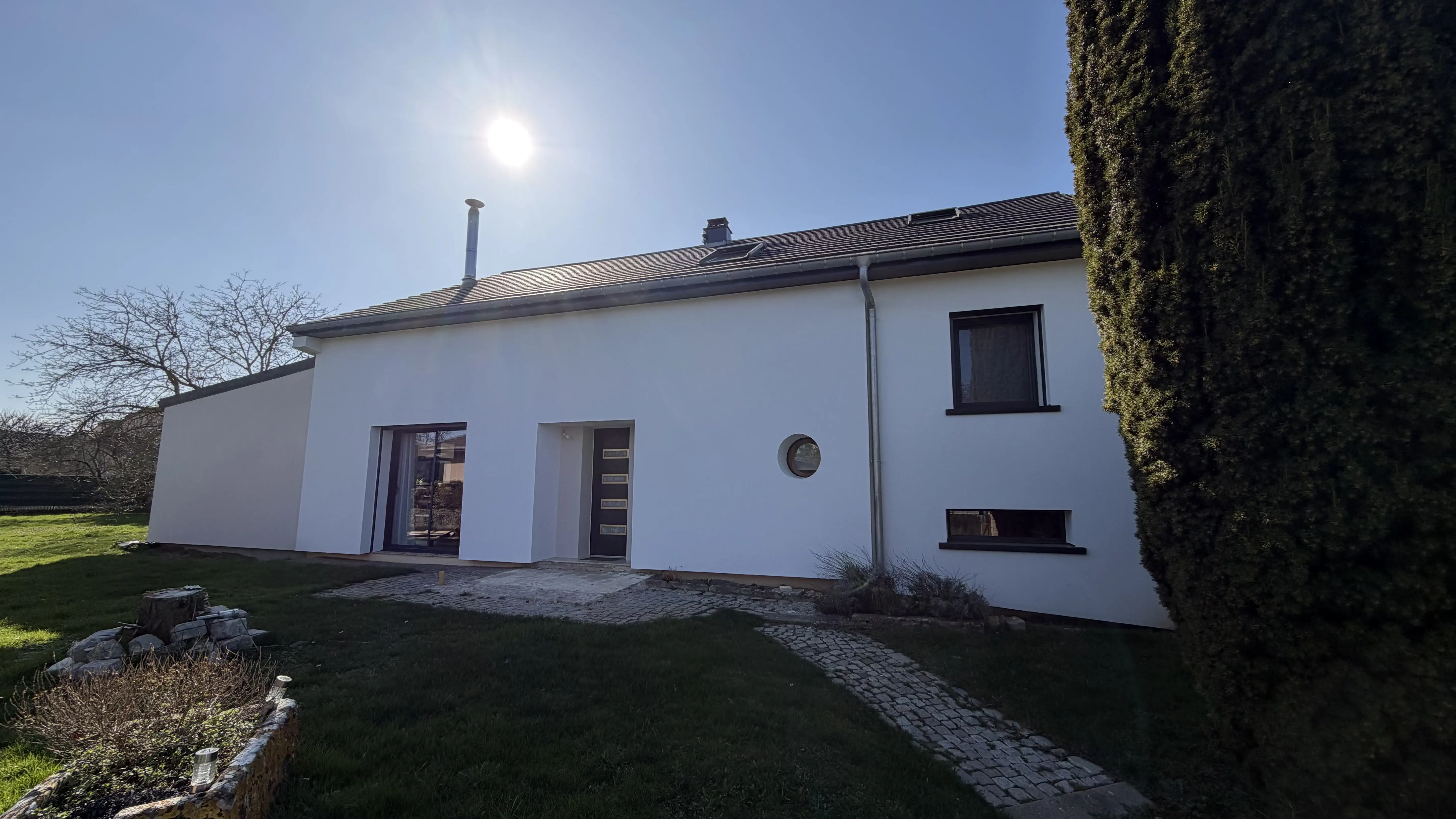 Chantier d'isolation par l'extérieur à Nancy réalisé par Nova Façades