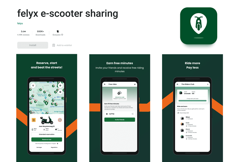 mobility app gamification examples