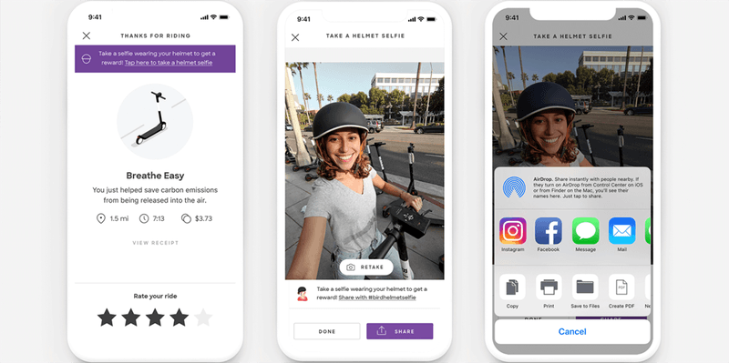 bird loyalty features micromobility