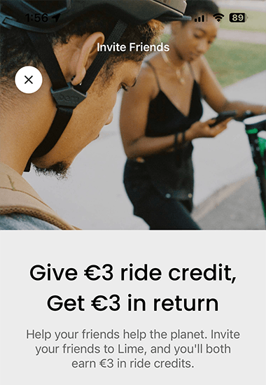 lime mobility gamification referral program