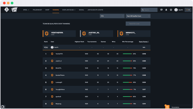 gamer retention esports platform